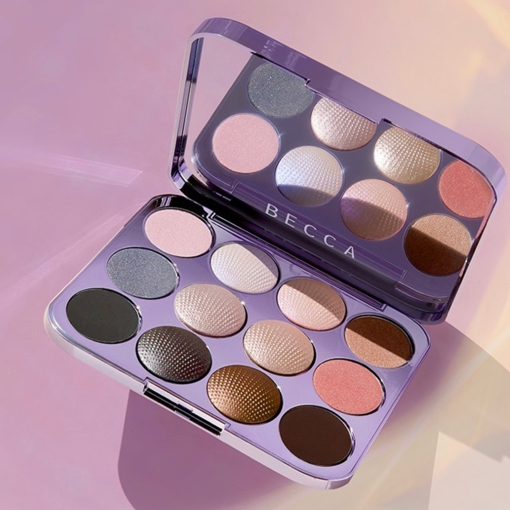 Becca pearl glow shimmering eye palette